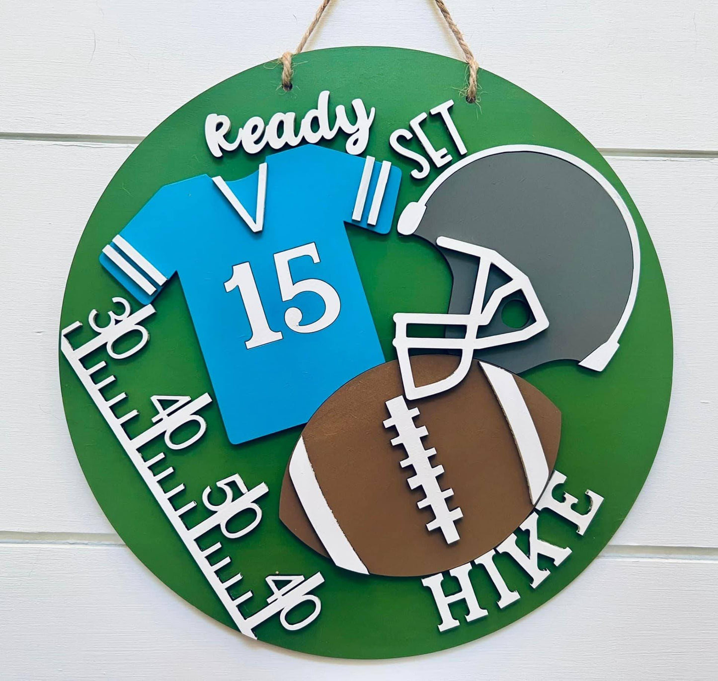 PAINTED Football Mini Hanger