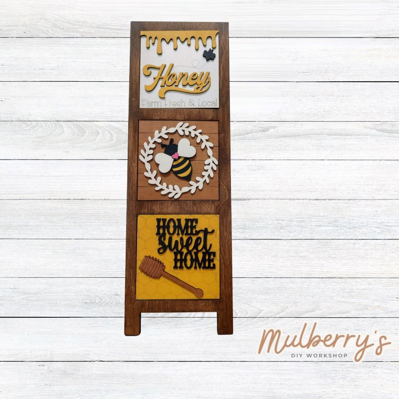 Our triple leaning tower is a perfect way to display the different seasonal and holiday decorative tiles! Choose your favorite three from each season and/or holiday. The triple leaning tower is approximately 16.5" tall and is free standing with a hinge mechanism. The listing is for the triple leaning tower, only. Decorative tiles must be purchased separately.