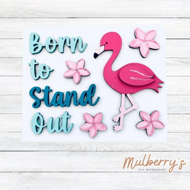Flamingo Tray Set