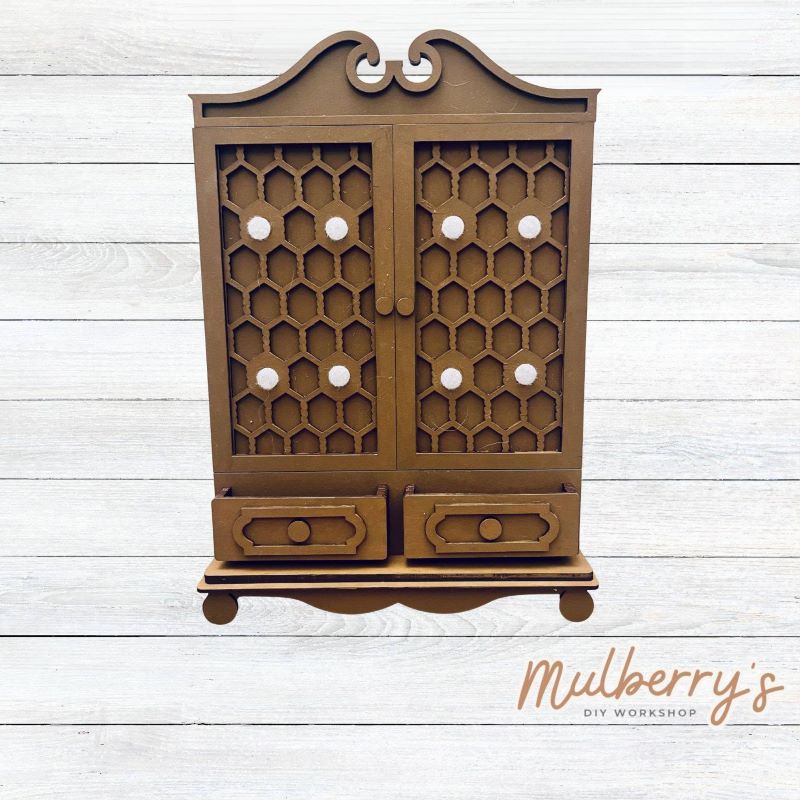 Our interchangeable single cottage is roughly 16" tall by 11" wide. We offer a variety of interchangeable inserts to decorate for each season and holiday.