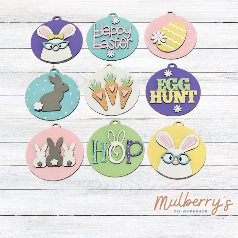 Our Easter ornaments are so cute! Approximately 3.5" in diameter.