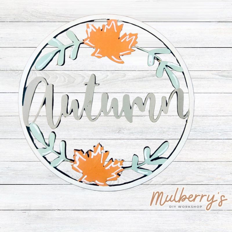 Decorate your home with our Autumn insert. Our inserts may be displayed solo or with our interchangeable window, which is sold separately.