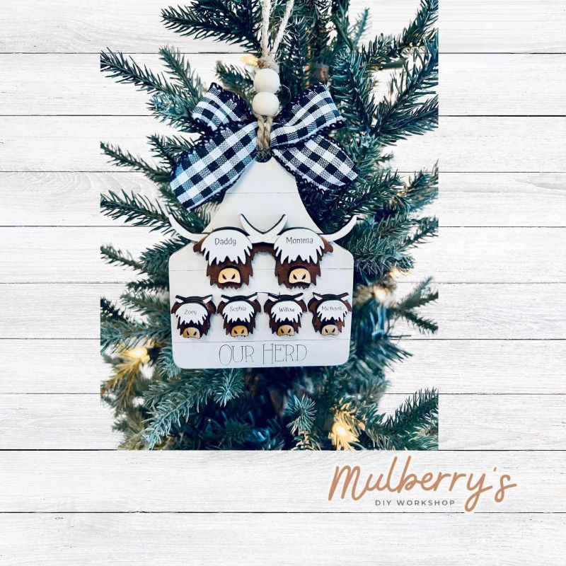 Personalized Our Herd Ornament