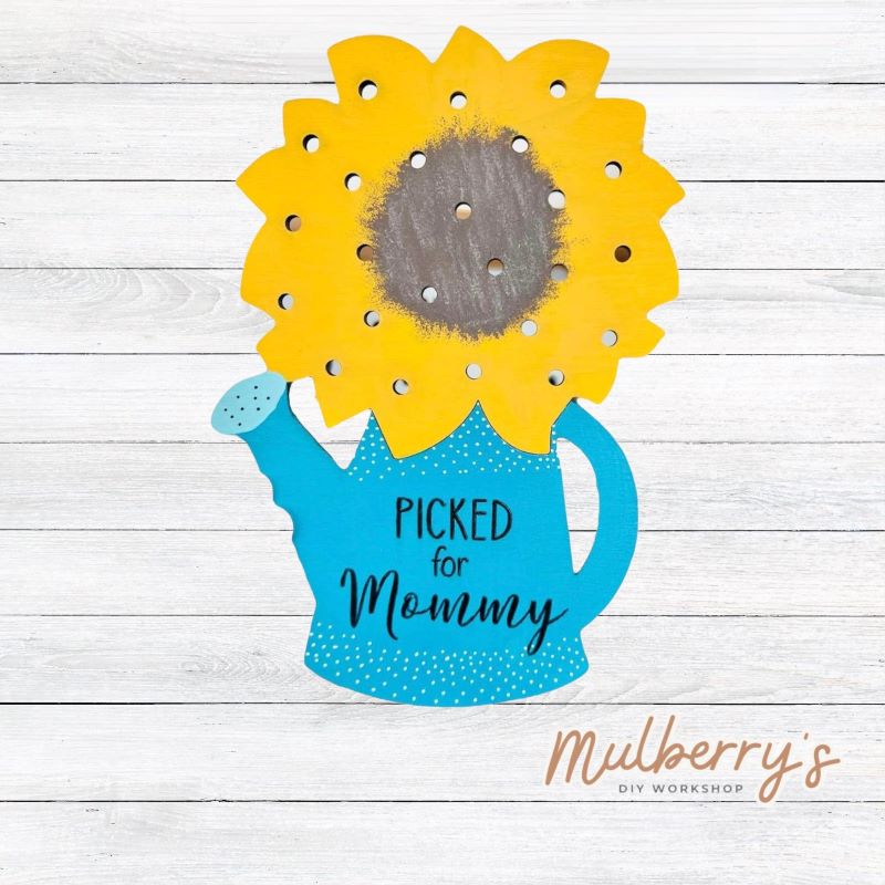 What young child doesn't love picking flowers for their speical person!? This adorbale and functional flower holder is approximtely 11 inches tall and comes with a stand.