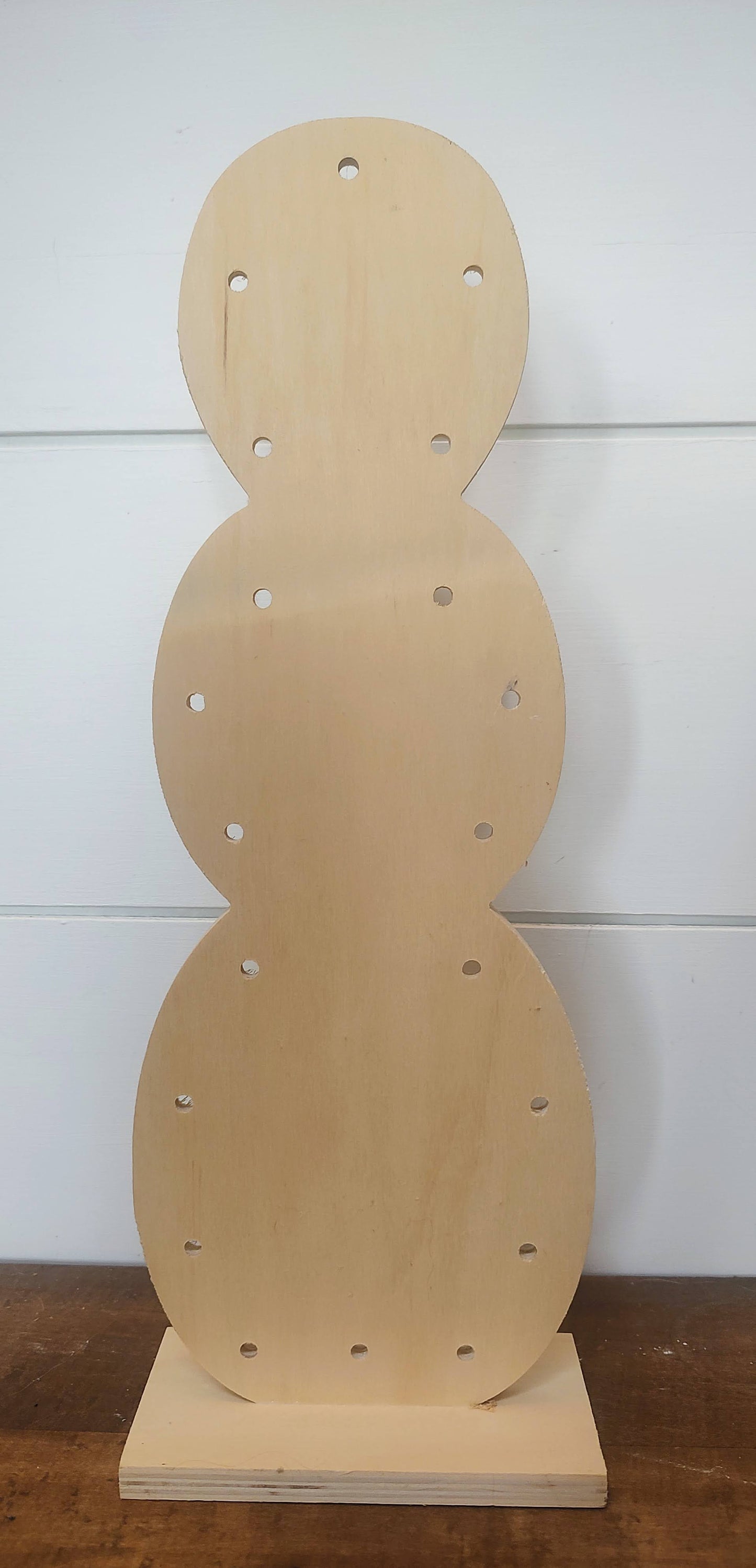 Unpainted Small Snowman