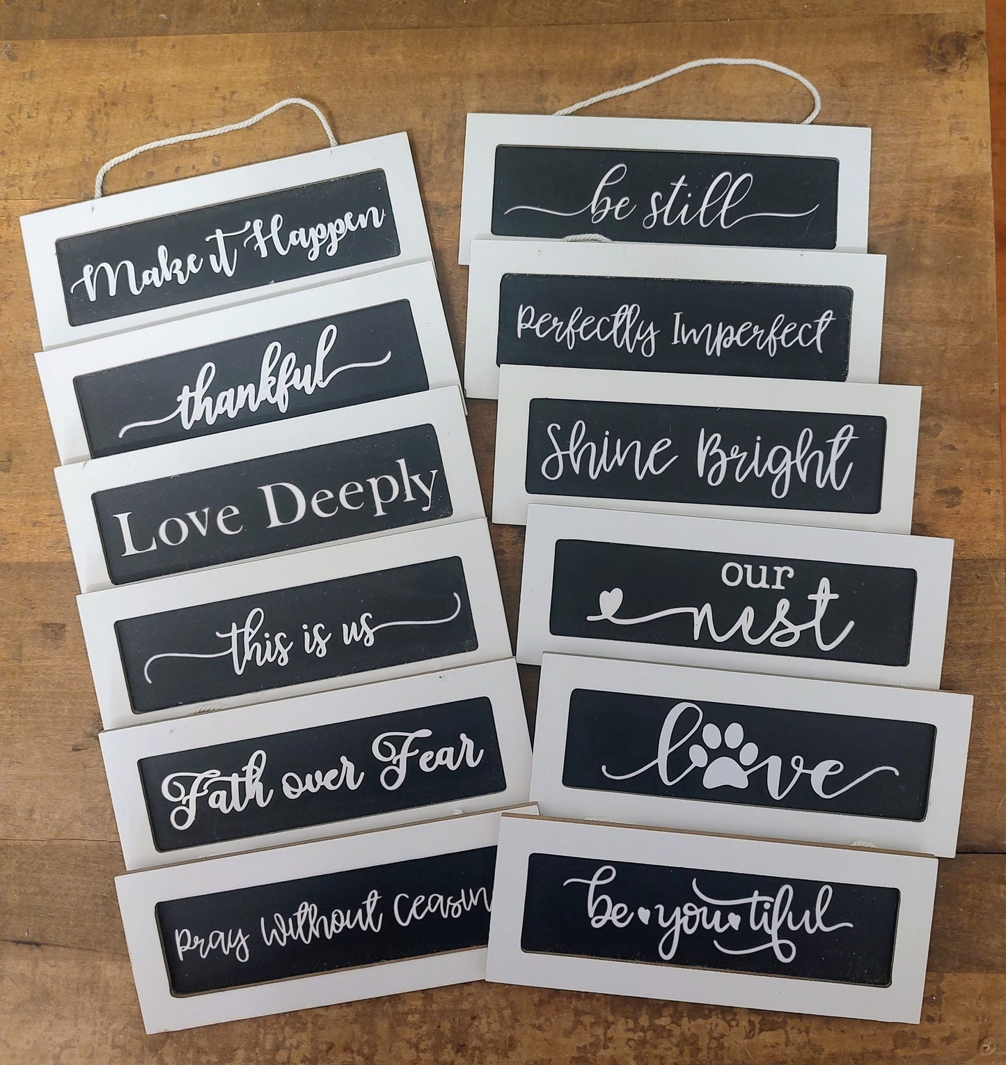 FINISHED Mini Home Signs