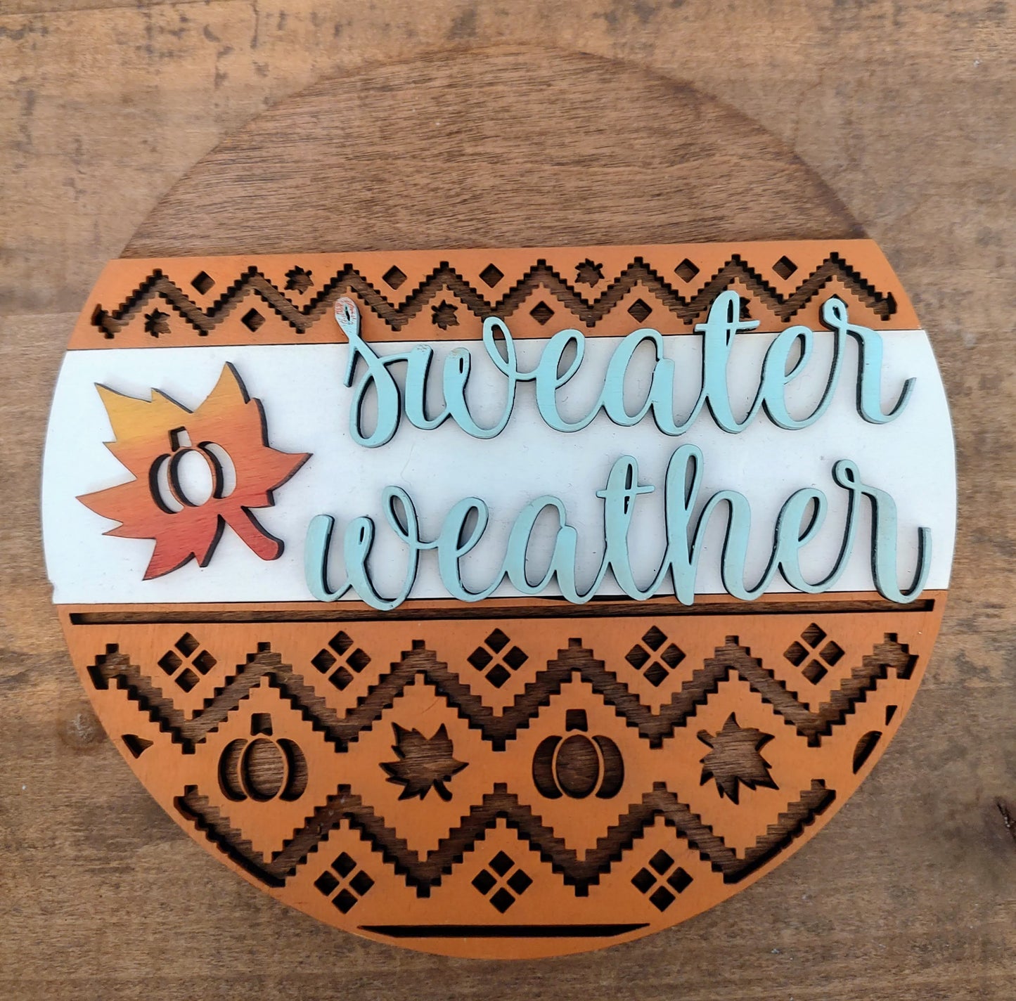PAINTED Sweater Weather Large Plate Insert