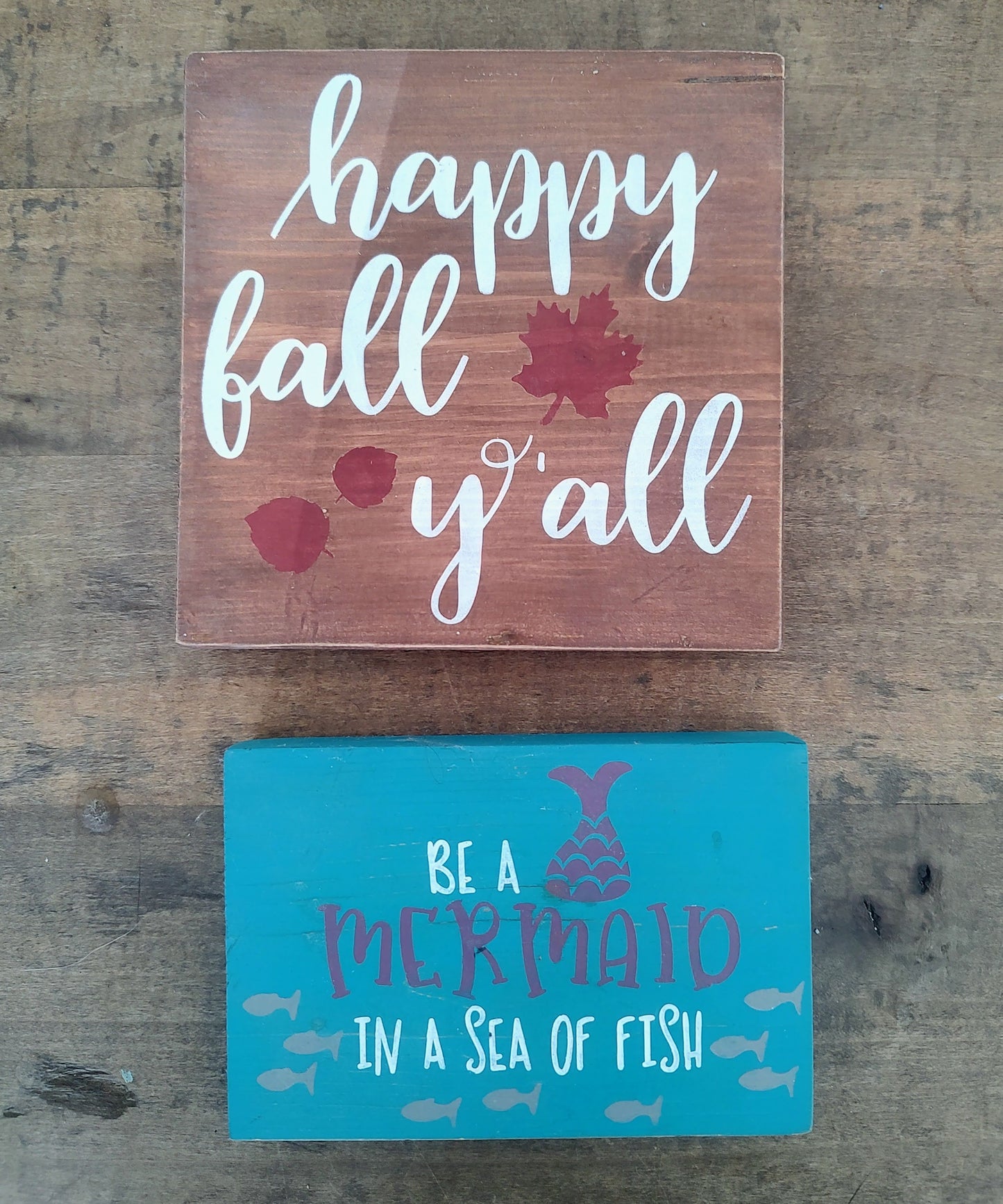 PAINTED Stencil Signs
