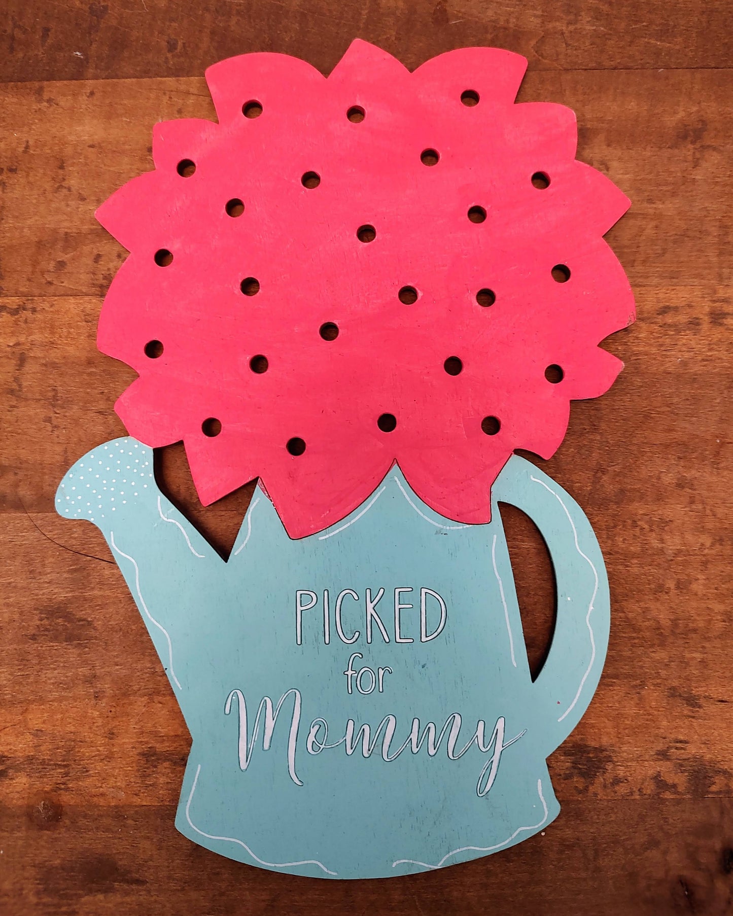 PAINTED Flower Holder
