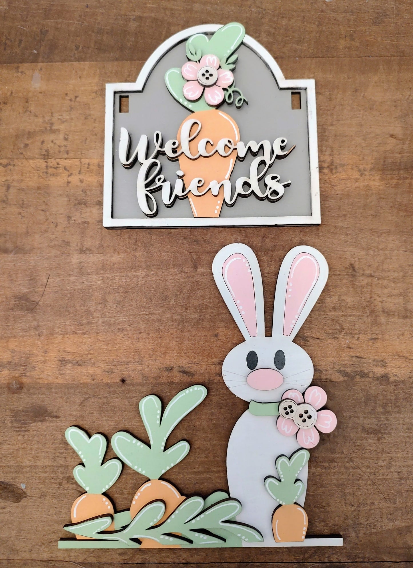 PAINTED Easter Mini Post Inserts