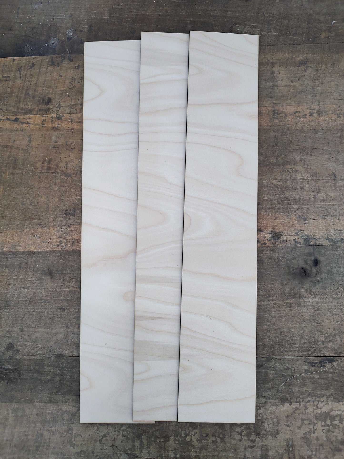 Unpainted Blank Rectangle Pieces