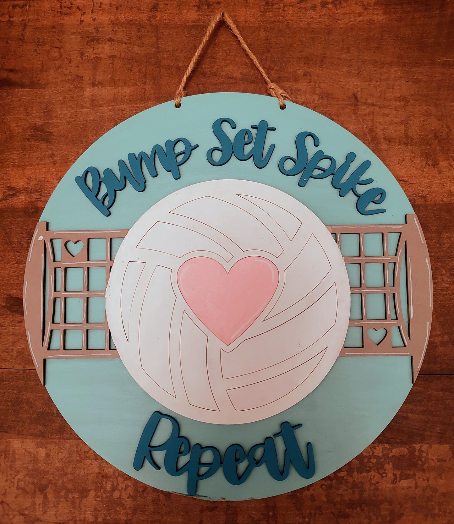 PAINTED Volleyball Mini Hanger