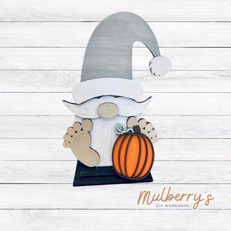 Pumpkin Insert for Interchangeable Stand-Up Gnome