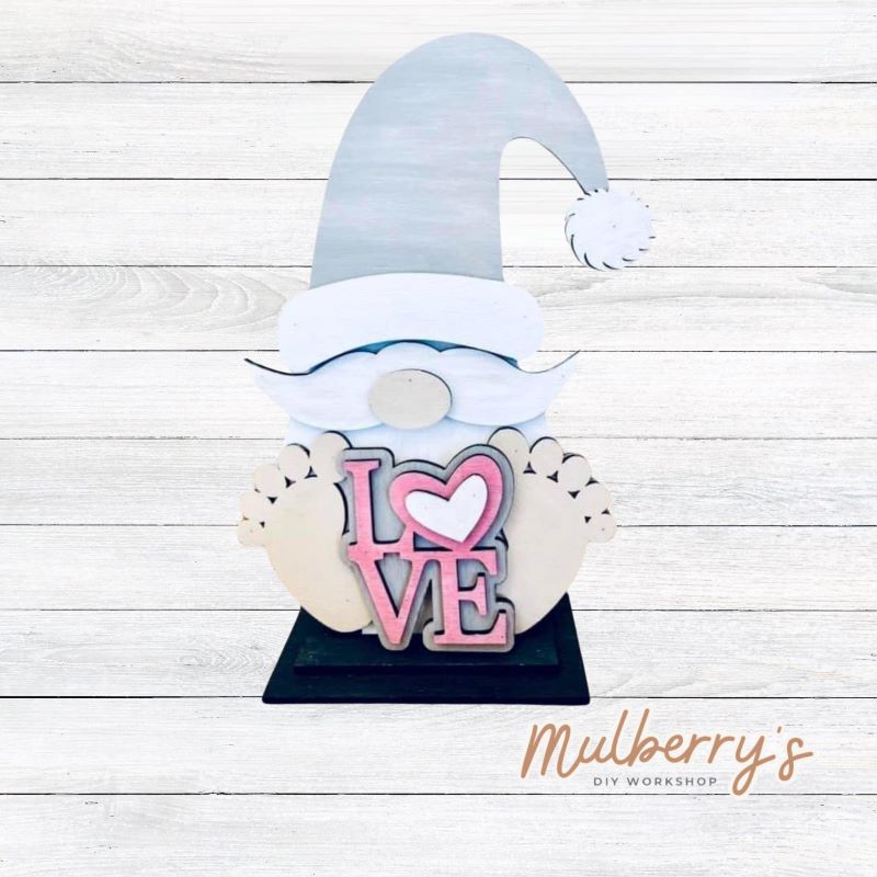 Love Insert for Interchangeable Stand-Up Gnome