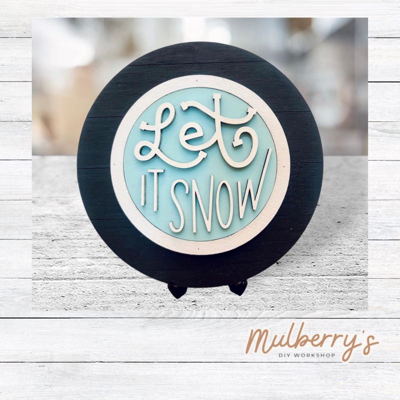 Let It Snow Mini Insert