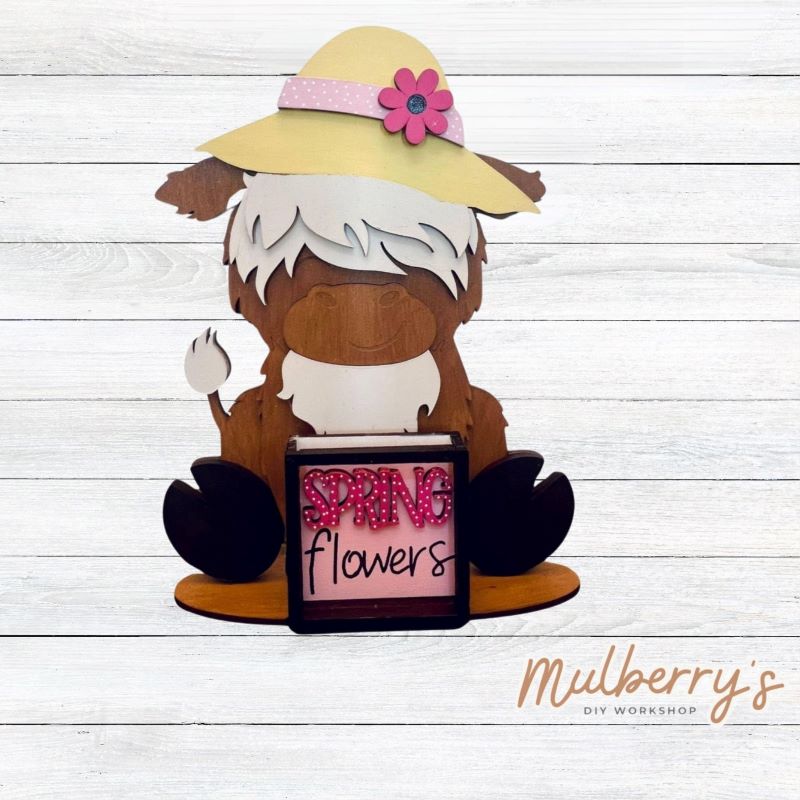 Spring Inserts for Interchangeable Highland Cow