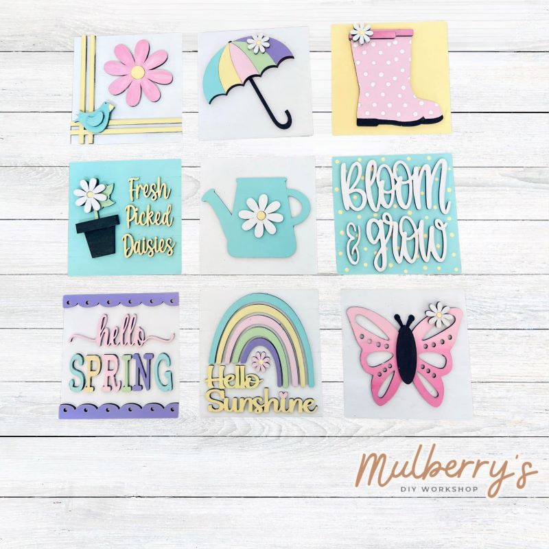 Interchangeable Square Frame with Spring Insert