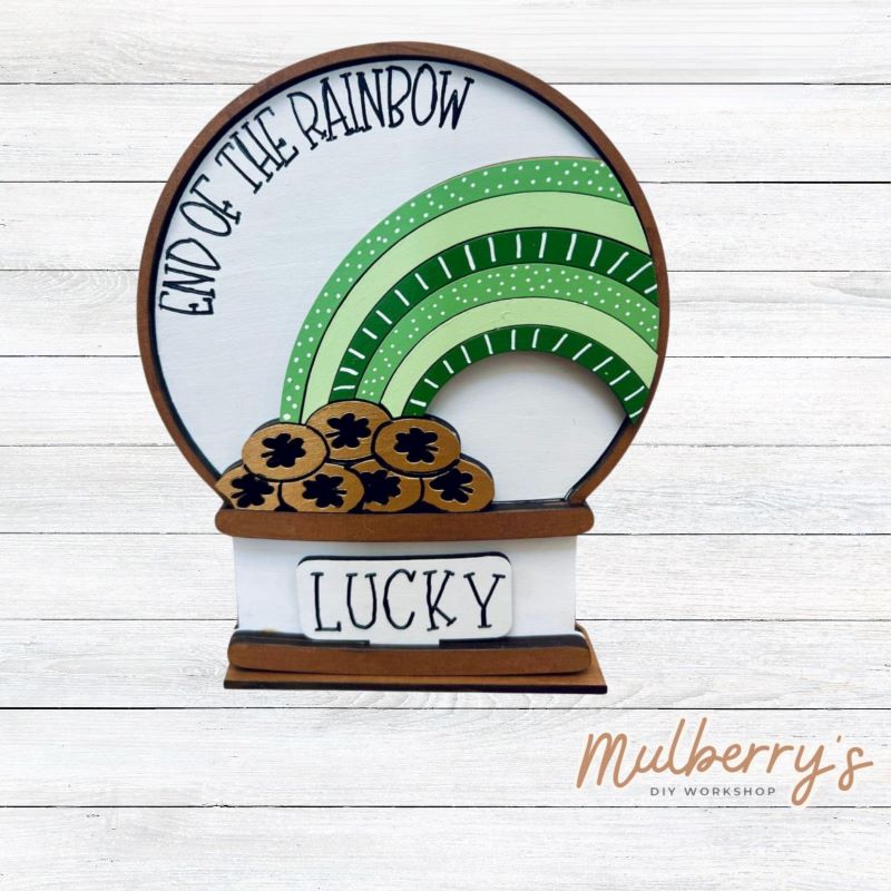 Interchangeable Mini Snowglobe: Rainbow Inserts