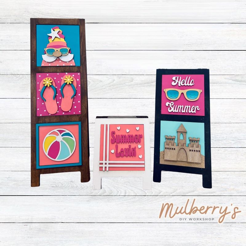 Summer 4x4 Decorative Tiles
