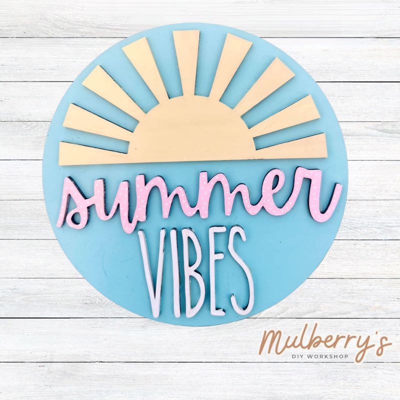 Interchangeable Tabletop with Summer Insert