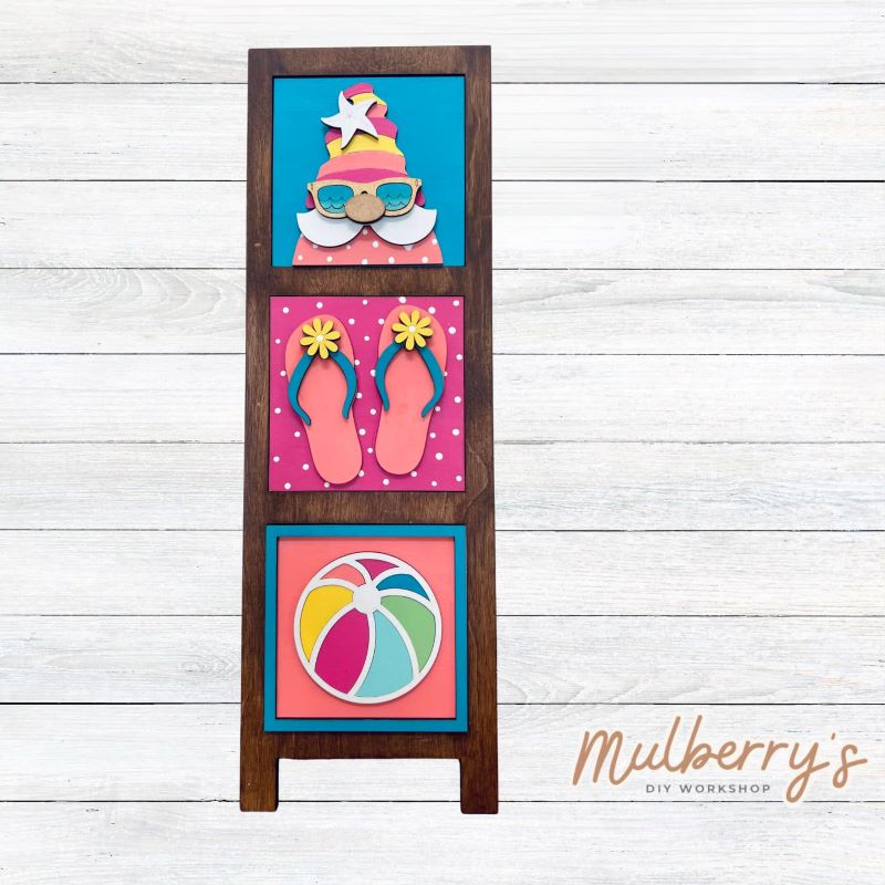 Our triple leaning tower is a perfect way to display the different seasonal and holiday decorative tiles! Choose your favorite three from each season and/or holiday. The triple leaning tower is approximately 16.5" tall and is free standing with a hinge mechanism. The listing is for the triple leaning tower, only. Decorative tiles must be purchased separately.