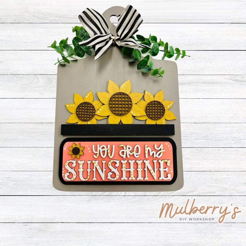 Interchangeable Breadboard Sunflower Inserts