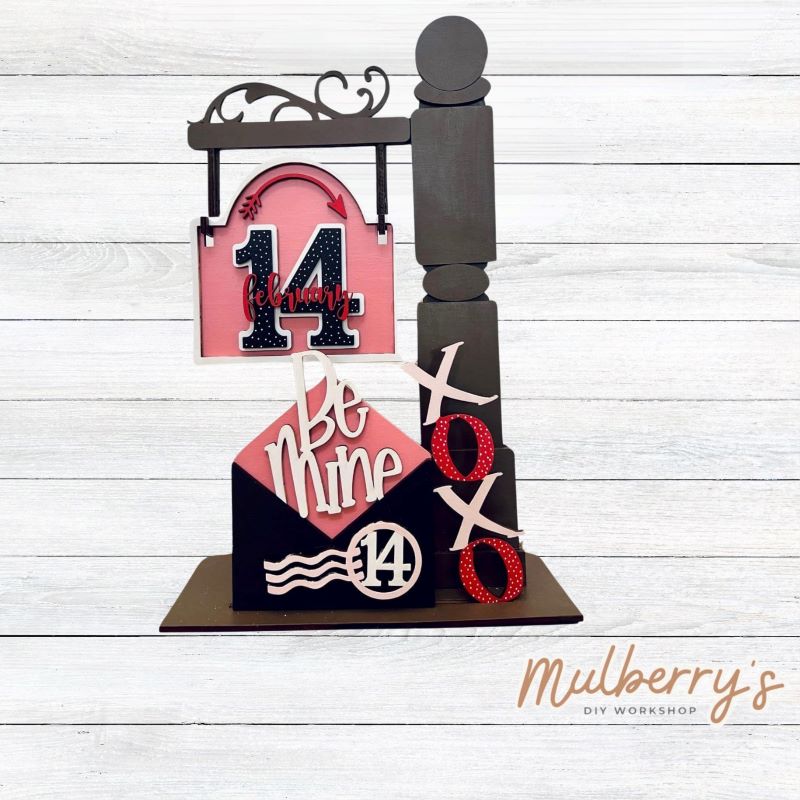 Interchangeable Mini Post Valentine Inserts