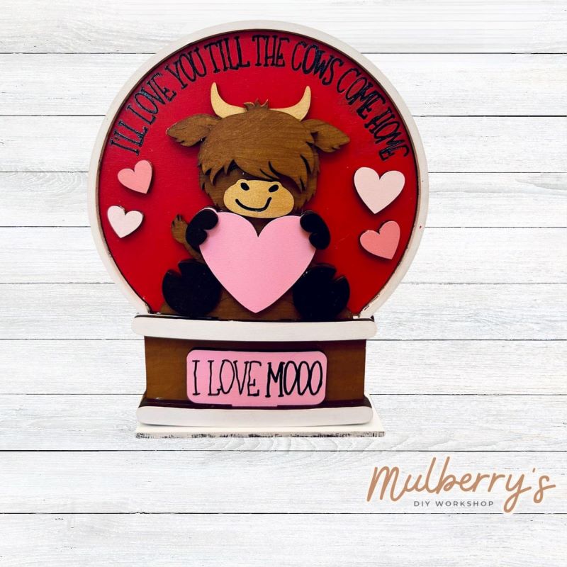 Our interchangeable mini snowglobe is the perfect addition to your seasonal decor! Simply switch out the interchangeable pieces for every holiday/season! Approximately 7" tall by 5.5" wide.