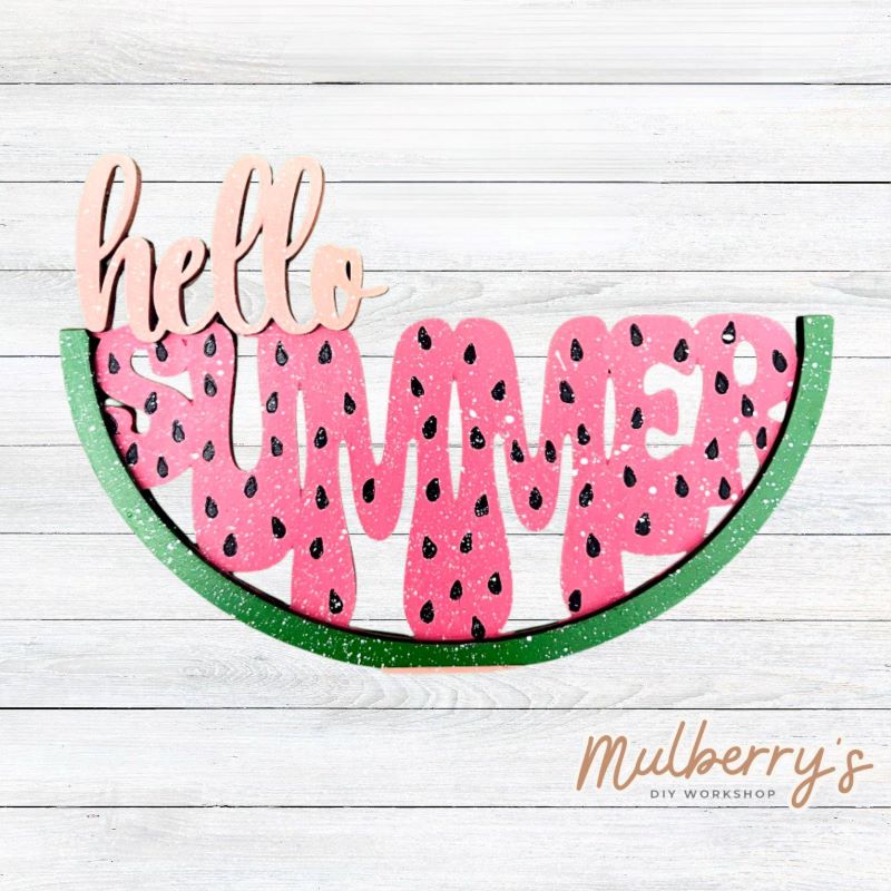 Decorate your home with our watermelon insert. Our inserts may be displayed solo or with our Interchangeable Lantern, which is sold separately.
