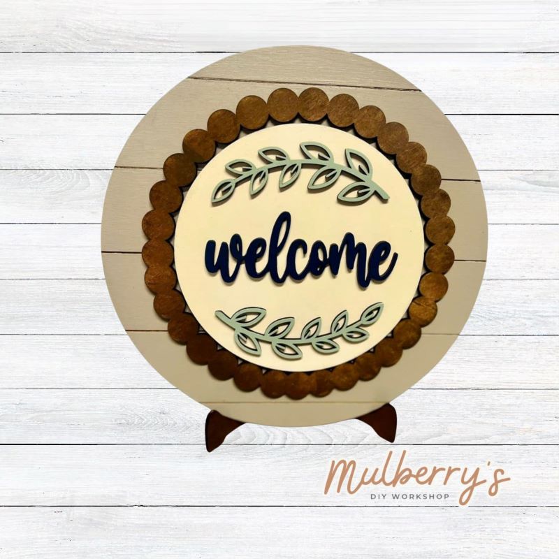 Large Welcome Insert