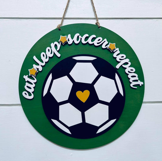 PAINTED Soccer Mini Hanger