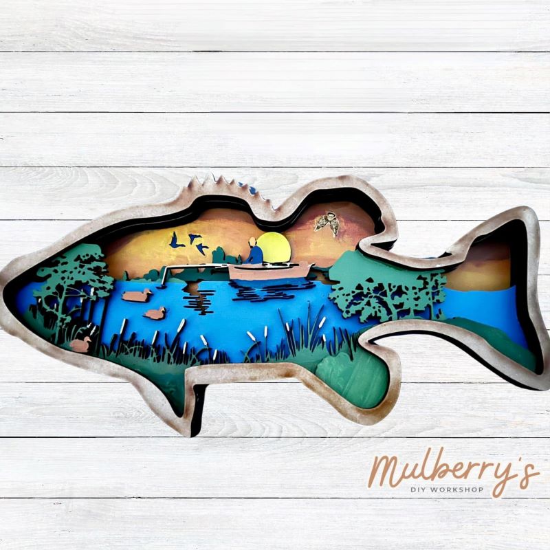 Multilayered Fish – Mulberry's DIY Workshop