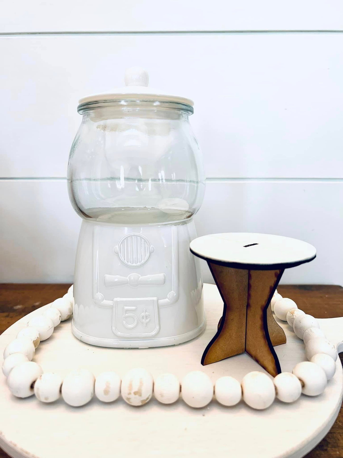 🌸 Spring Cleaning Sale: Post #1: Interchangeable Gumball Machines 🌺

Snag one of our interchangeable gumball machines before they're gone!

Sale Price: $20 ($40 retail price), which includes your choice of EITHER blue OR white gumball base and ONE accompanying seasonal insert + scoop.&nbsp;

Available in white or blue with limited stock remaining. Each gumball machine measures approximately 8" tall by 4" wide and includes a stand base to go inside.