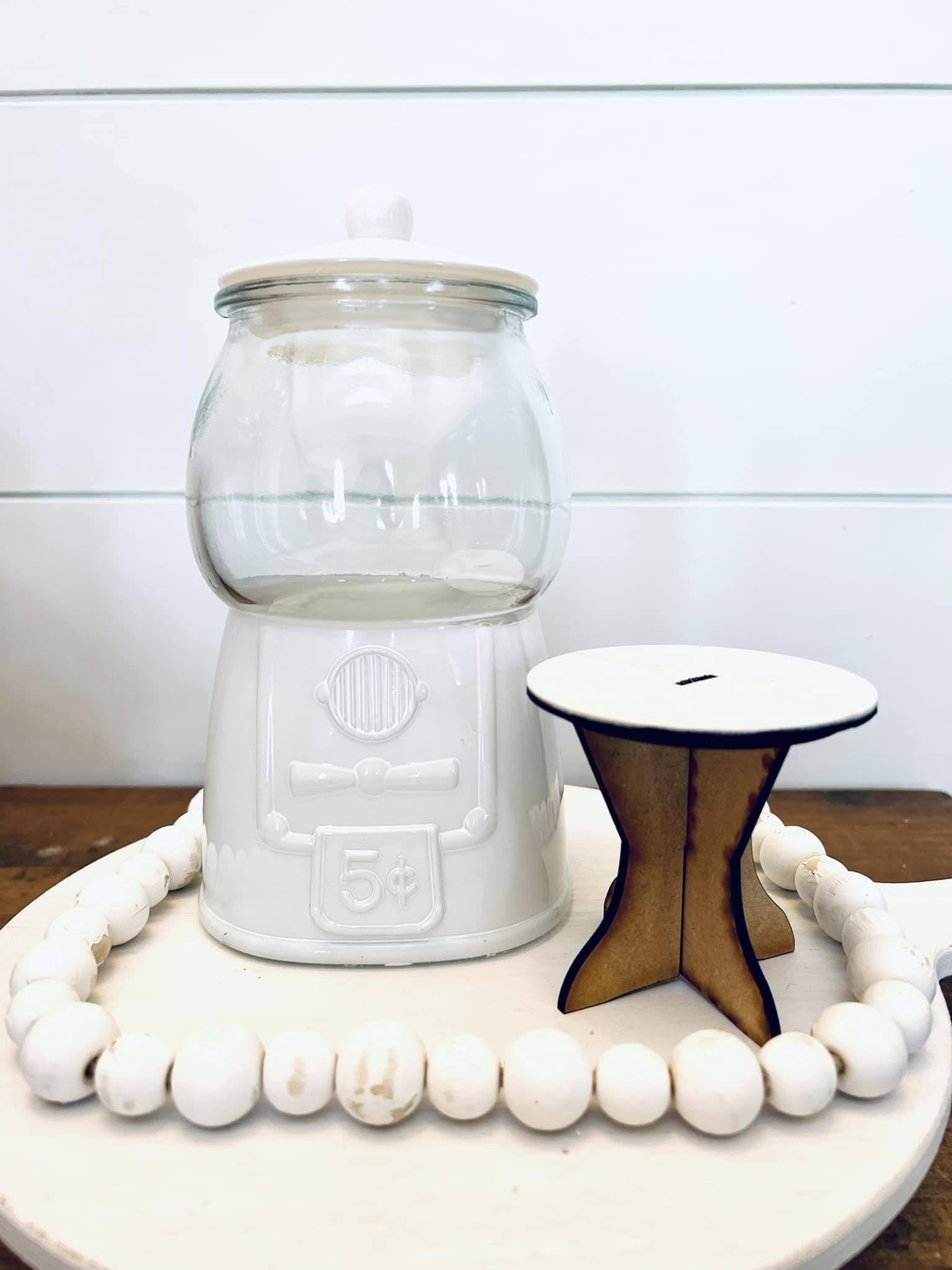 🌸 Spring Cleaning Sale: Post #1: Interchangeable Gumball Machines 🌺

Snag one of our interchangeable gumball machines before they're gone!

Sale Price: $20 ($40 retail price), which includes your choice of EITHER blue OR white gumball base and ONE accompanying seasonal insert + scoop.&nbsp;

Available in white or blue with limited stock remaining. Each gumball machine measures approximately 8" tall by 4" wide and includes a stand base to go inside.