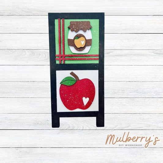 Our double leaning tower is a perfect way to display the different seasonal and holiday decorative tiles! Choose your favorite two from each season and/or holiday. The double leaning tower is approximately 11.5" tall and is free standing with a hinge mechanism.

The listing is for the double leaning tower, only. Decorative tiles must be purchased separately.