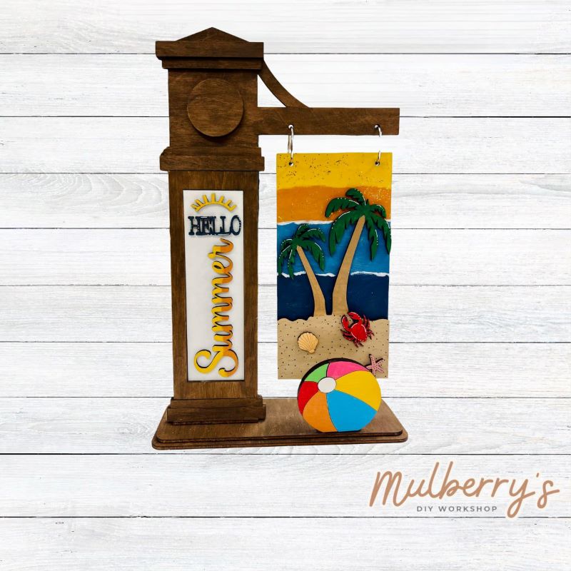 Interchangeable Mega Post with Beach Inserts – Mulberry's DIY Workshop