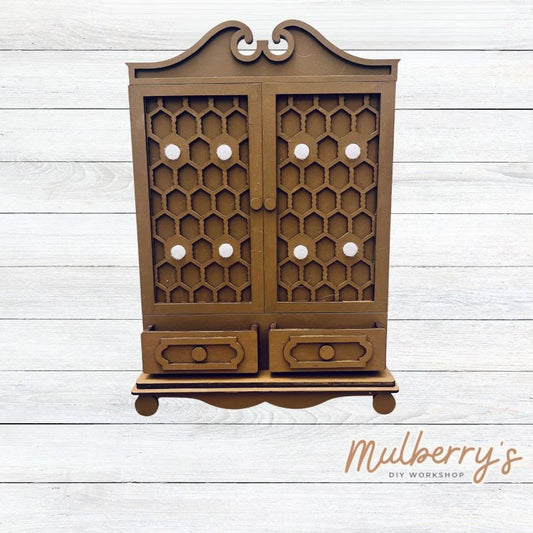 Our interchangeable single cottage is roughly 16" tall by 11" wide. We offer a variety of interchangeable inserts to decorate for each season and holiday.