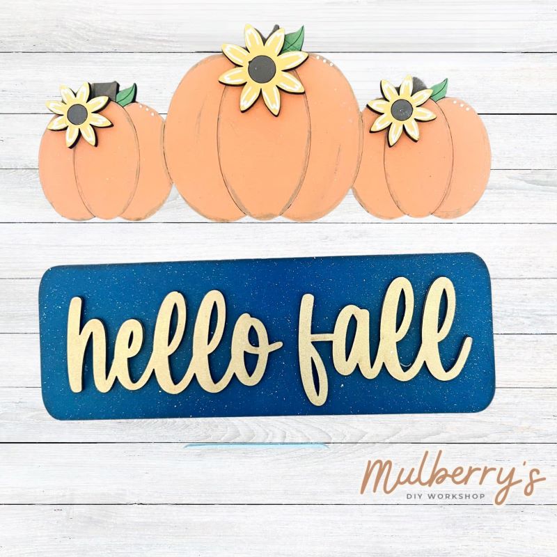 Our seasonal inserts can be displayed individually or in our interchangeable lattice round door hanger, which is sold separately.