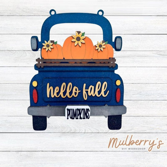 Our interchangeable truck is a must have!! Fall inserts are included in this set. Additional inserts are available for each holiday/season.