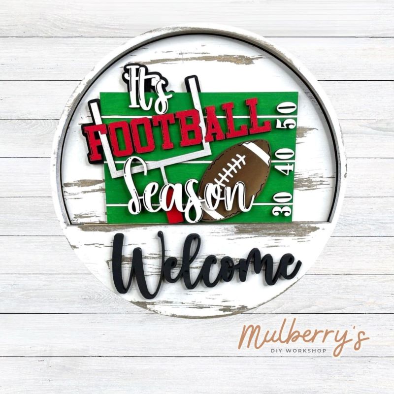 Interchangeable It's Football Season Insert with Display – Mulberry's ...