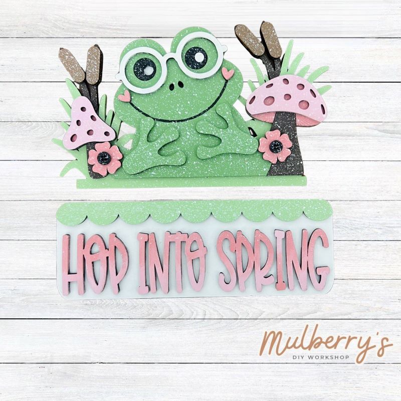 Our frog inserts go perfectly with our interchangeable breadboard, which is sold separately.