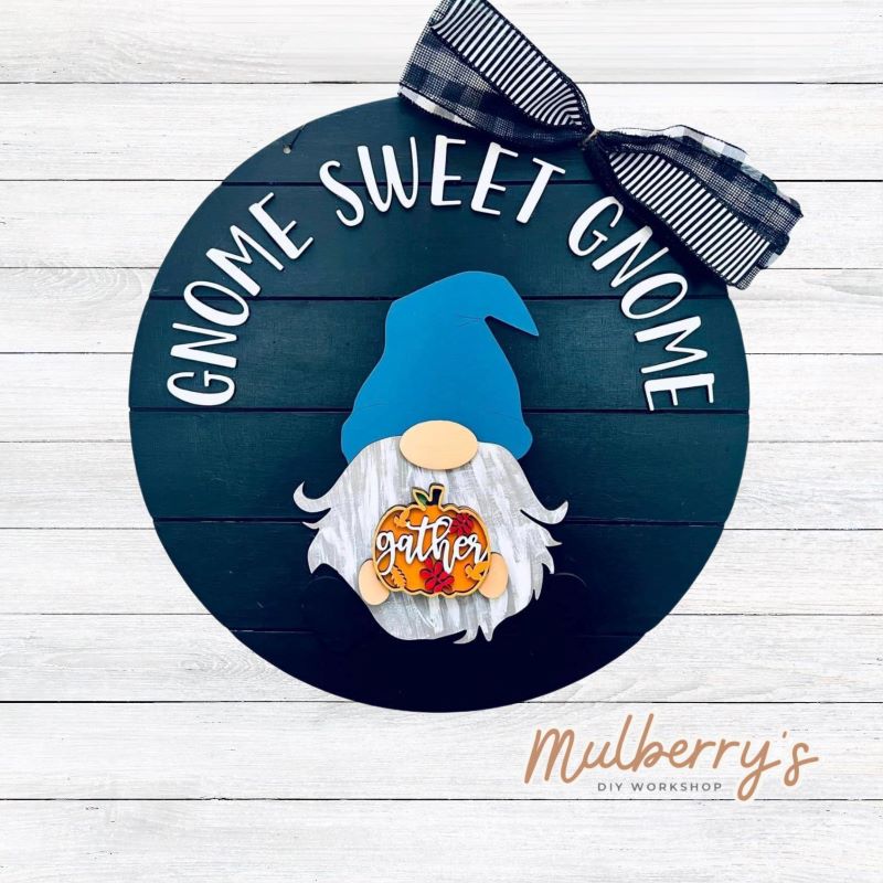 Gather Pumpkin Insert for Gnome Sweet Gnome Door Hanger