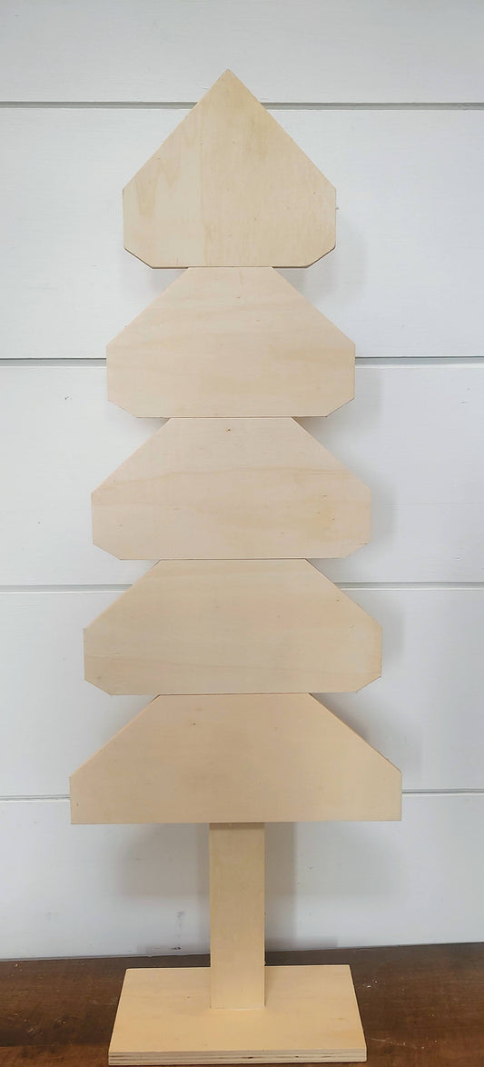 Unpainted Christmas Tree