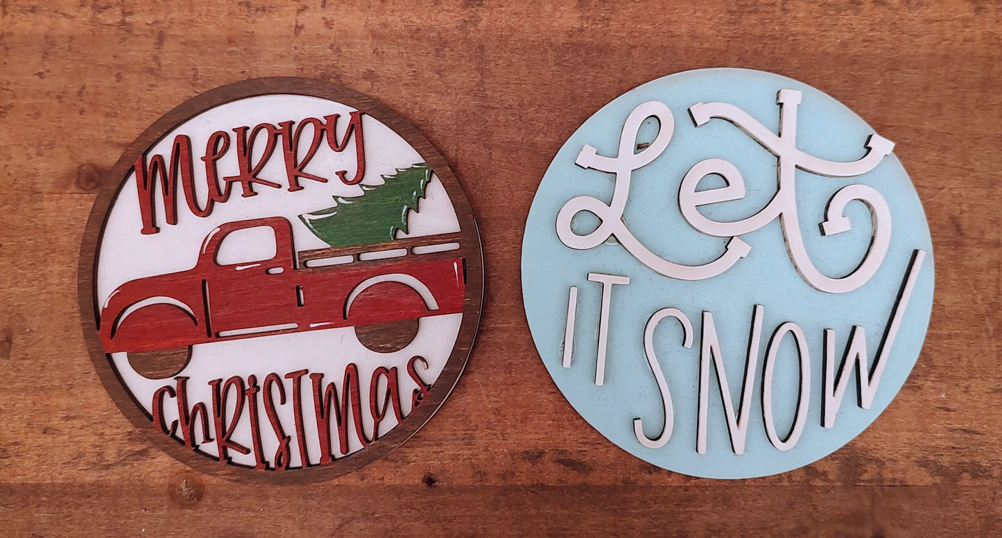 PAINTED Mini Plate Inserts