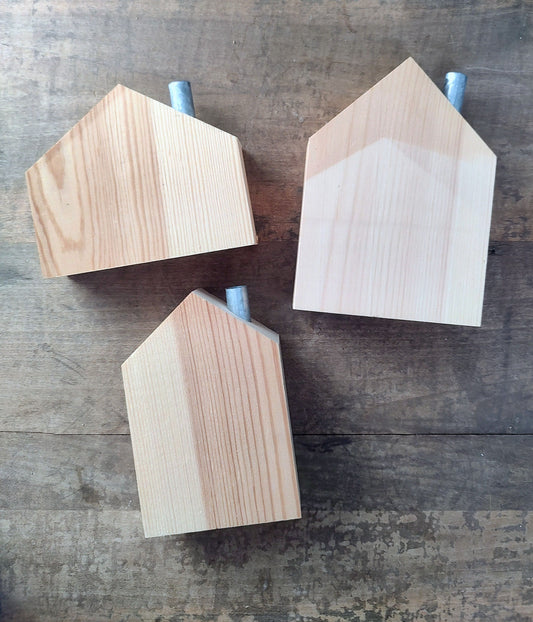 Unpainted Mini Houses