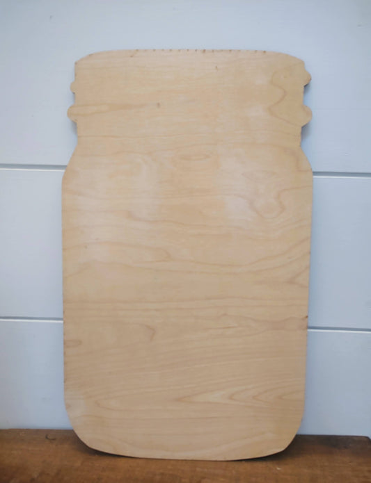 Unpainted Blank Mason Jar