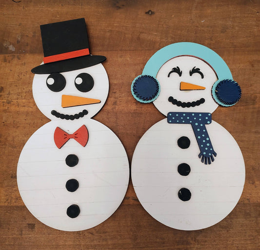 PAINTED Snowmen