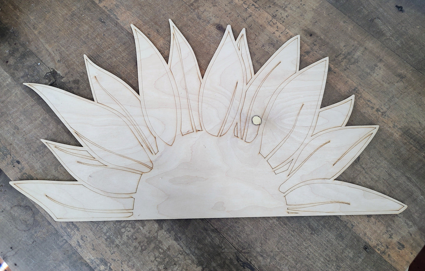 Unpainted Sunflower