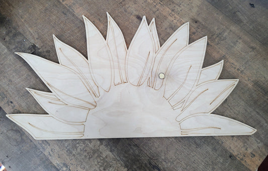 Unpainted Sunflower