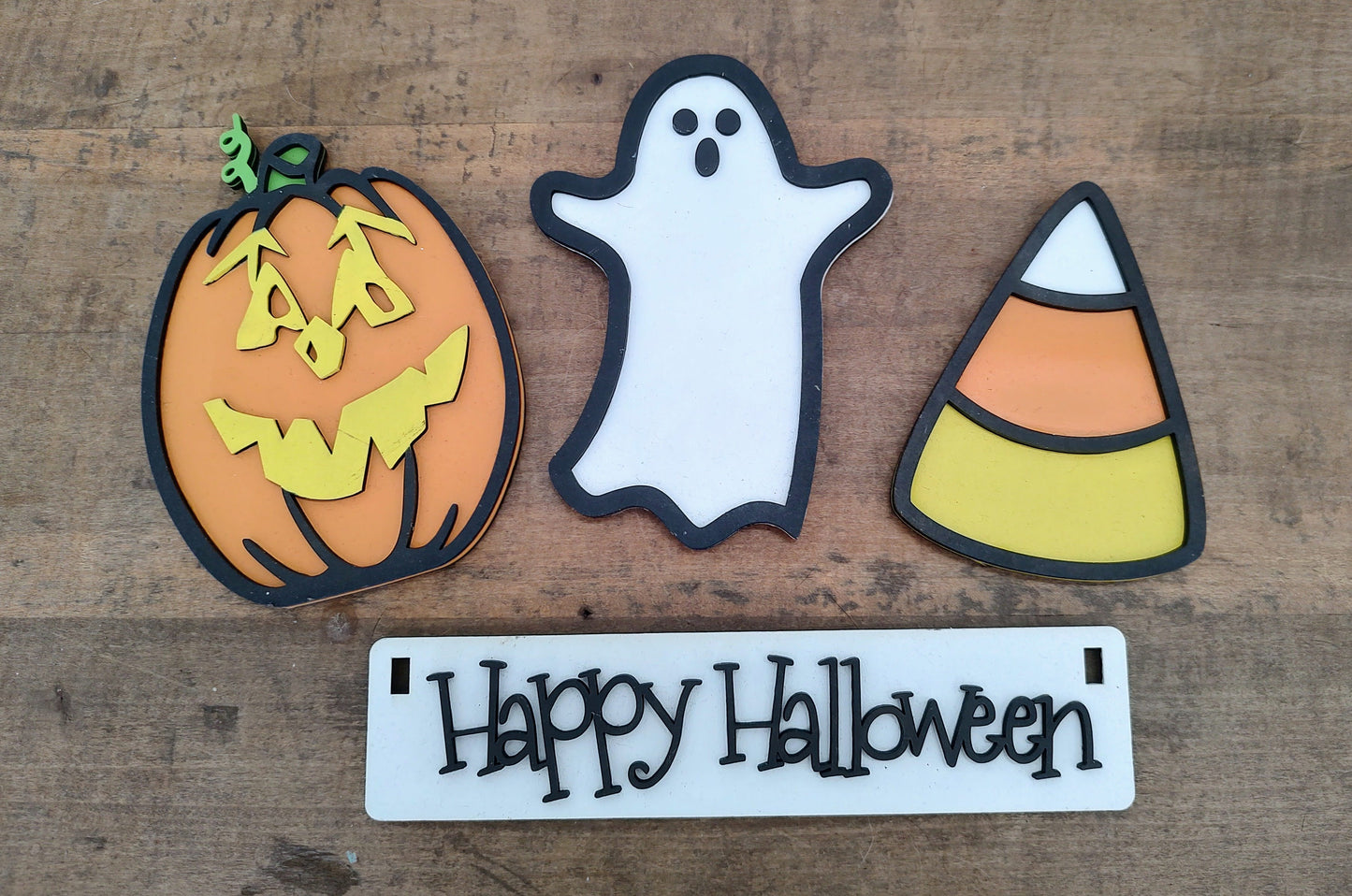 PAINTED Halloween Wagon/Crate Inserts